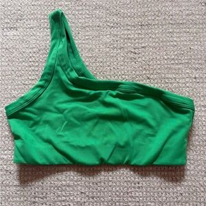 Green One-Shoulder Top